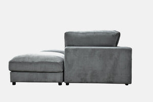 English Elm Corduroy Modular Sectional Sofa with Textured Upholstery for Cozy Living Rooms B2748S00271