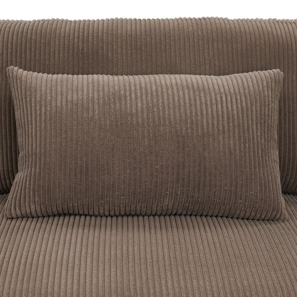 English Elm Corduroy Ribbed Modular Sectional Sofa for Living Room Comfort and Flexible Seating B2748S00275