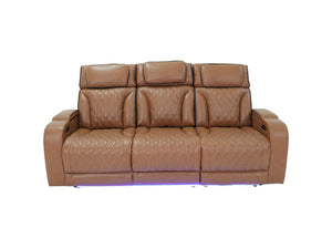 English Elm Jazmina Power Reclining Sofa Set with Led Lighting Bluetooth and Wireless Charging B2749S00365