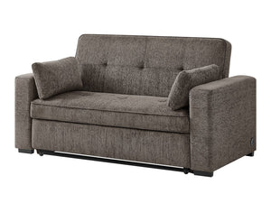 English Elm Anders Chenille Sleeper Sofa with Memory Foam Pull Out Bed and Usb Charging Ports B2749S00379