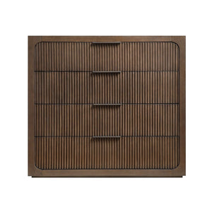 English Elm Leanna Warm Oak Traditional Chest with Dovetail Drawers and Soft Close Hardware B2756P614534