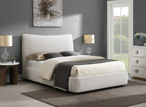 English Elm Renee Chenille Upholstered Full Bed Padded Headboard Platform Frame for Bedroom B2756S00047