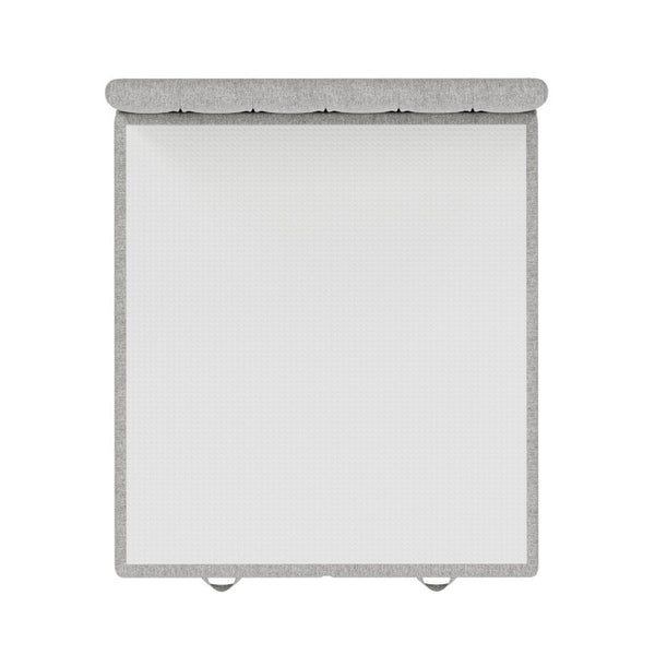 English Elm Avenia Queen Storage Bed in Gray Chenille with Hydraulic Lift Base and Padded Headboard B2756S00059