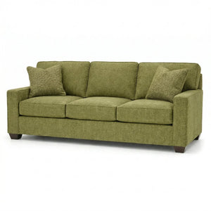 English Elm Clifford Square Arm Sofa Handcrafted in USA with Premium Polyester Upholstery Notion Appletini B2761P497743