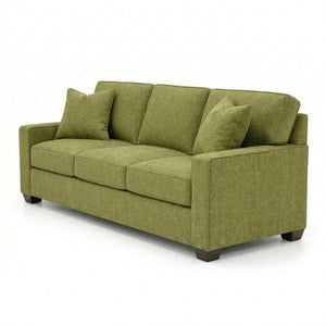 English Elm Clifford Square Arm Sofa Handcrafted in USA with Premium Polyester Upholstery Notion Appletini B2761P497743