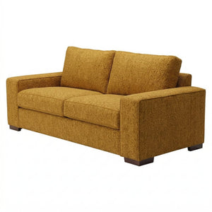 English Elm Modena Square Arm Sofa USA Handcrafted Hardwood Frame Polyester Upholstered Living Room Hepburn Chai Tea B2761P498637