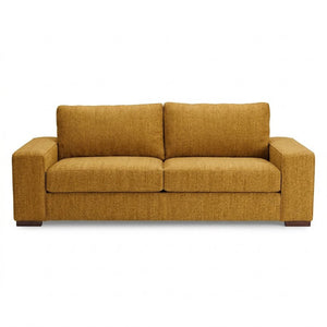 English Elm Modena Square Arm Sofa USA Handcrafted Hardwood Frame Polyester Upholstered Living Room Hepburn Chai Tea B2761P498637