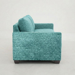 English Elm Damon American Made Sofa with Emerald Polyester Upholstery and Hardwood Frame Hepburn Emerald B2761P498777