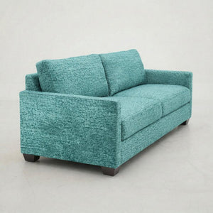 English Elm Damon American Made Sofa with Emerald Polyester Upholstery and Hardwood Frame Hepburn Emerald B2761P498777