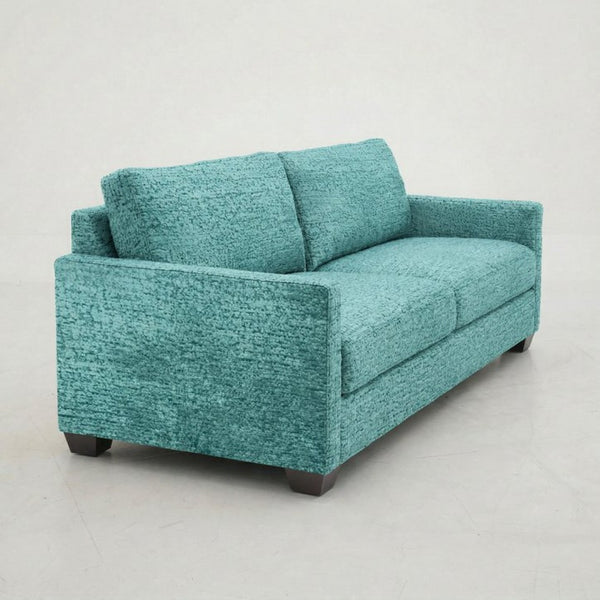 English Elm Damon American Made Sofa with Emerald Polyester Upholstery and Hardwood Frame Hepburn Emerald B2761P498777