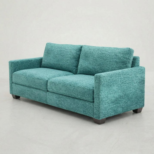 English Elm Damon American Made Sofa with Emerald Polyester Upholstery and Hardwood Frame Hepburn Emerald B2761P498777