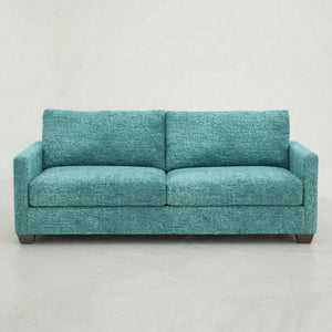 English Elm Damon American Made Sofa with Emerald Polyester Upholstery and Hardwood Frame Hepburn Emerald B2761P498777