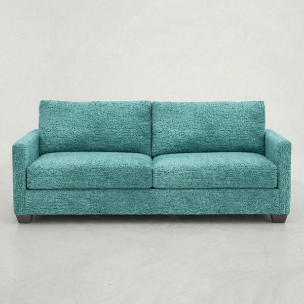 English Elm Damon American Made Sofa with Emerald Polyester Upholstery and Hardwood Frame Hepburn Emerald B2761P498777