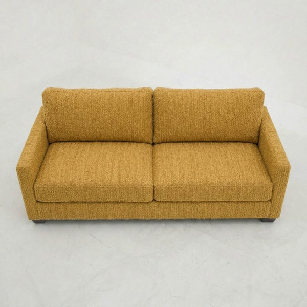 English Elm Damon American Made Sofa with Emerald Polyester Upholstery and Hardwood Frame Hepburn Chai Tea B2761P498778