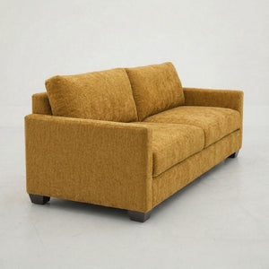 English Elm Damon American Made Sofa with Emerald Polyester Upholstery and Hardwood Frame Hepburn Chai Tea B2761P498778