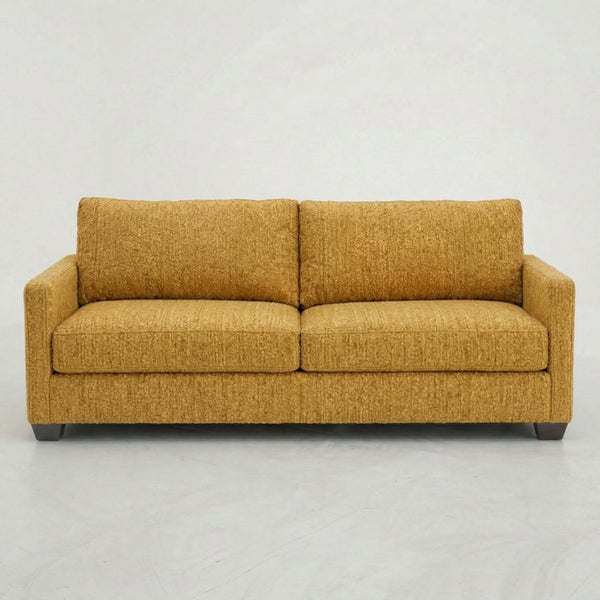 English Elm Damon American Made Sofa with Emerald Polyester Upholstery and Hardwood Frame Hepburn Chai Tea B2761P498778
