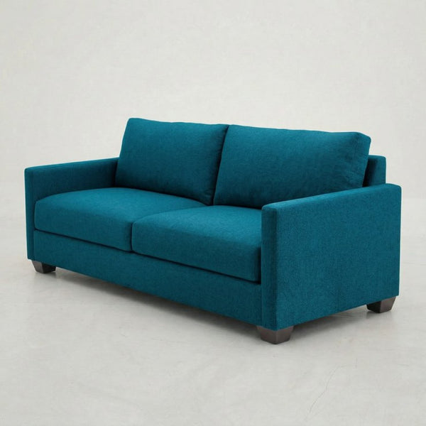 English Elm Damon American Made Sofa with Emerald Polyester Upholstery and Hardwood Frame Velvet Antique Peacock B2761P498779