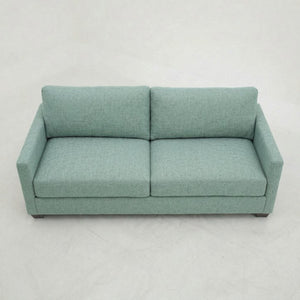 English Elm Damon American Made Sofa with Emerald Polyester Upholstery and Hardwood Frame Blue Leslie Robins Egg B2761P498780