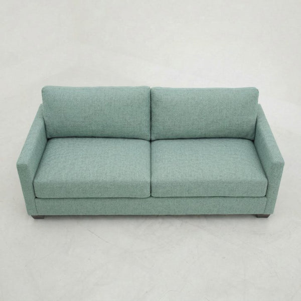 English Elm Damon American Made Sofa with Emerald Polyester Upholstery and Hardwood Frame Blue Leslie Robins Egg B2761P498780