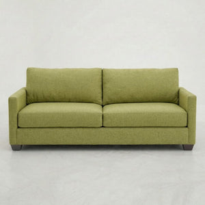 English Elm Damon American Made Sofa with Emerald Polyester Upholstery and Hardwood Frame Notion Appletini B2761P498782