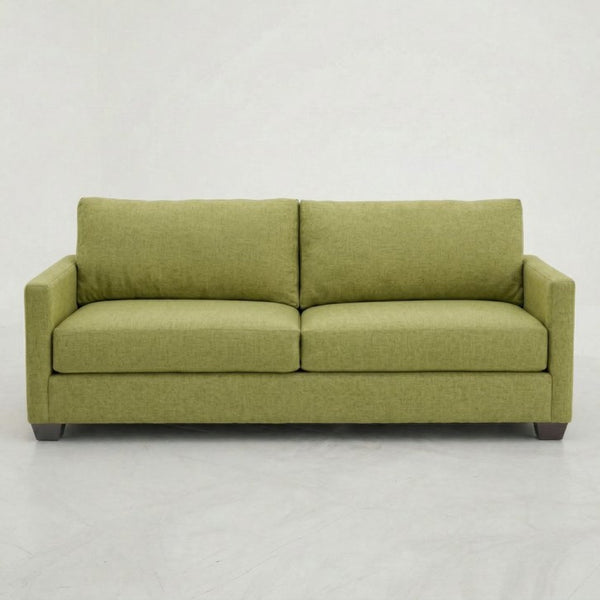 English Elm Damon American Made Sofa with Emerald Polyester Upholstery and Hardwood Frame Notion Appletini B2761P498782
