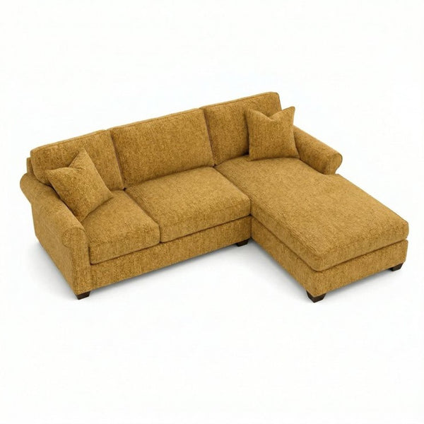 English Elm Irlanda L-Shaped Sectional with Chaise Emerald Polyester Modern Living Room Sofa Let Me Count: I-R-L-A-N-D-A(7) Space L(1)-S-H-A-P-E-D(6) S-E-C-T-I-O-N-A-L(9) W-I-T-H(4) C-H-A Hepburn Chai Tea B2761P499202
