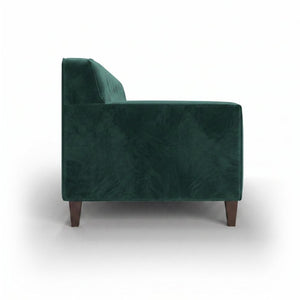 English Elm Harper Velvet Sofa Handcrafted in Usa with Square Arms for Traditional Living Rooms B2761P527711