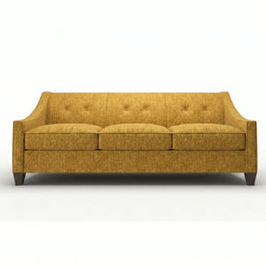 English Elm Berlin American Made Sofa Tailored Polyester Upholstery Squared Arms Living Room B2761P527931