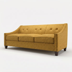 English Elm Berlin American Made Sofa Tailored Polyester Upholstery Squared Arms Living Room B2761P527931