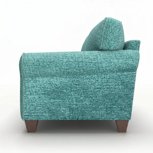 English Elm Augusta Classic Square Arm Sofa Handcrafted in Usa with Premium Polyester Upholstery Dark Green Hepburn HRP Emerald B2761P527945