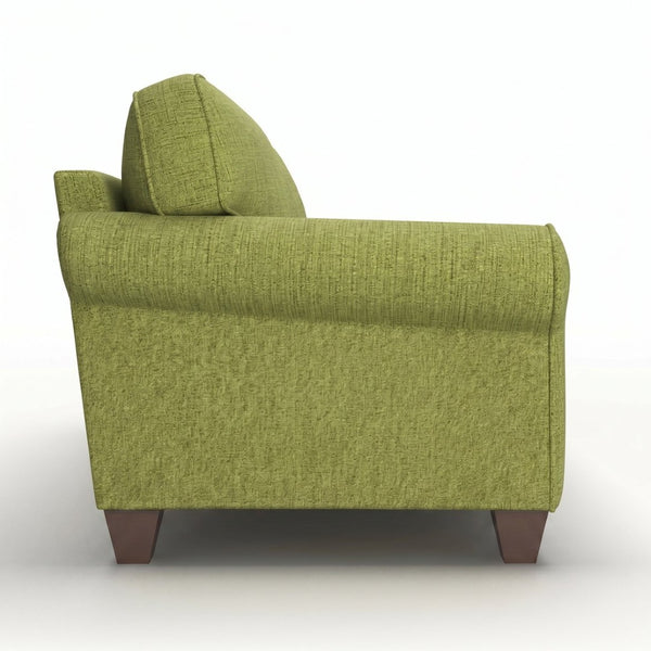 English Elm Augusta Classic Square Arm Sofa Handcrafted in Usa with Premium Polyester Upholstery Light Green Notion Appletini B2761P527946