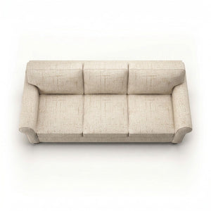 English Elm Augusta Classic Square Arm Sofa Handcrafted in Usa with Premium Polyester Upholstery Beige Oceanside Natural B2761P527948