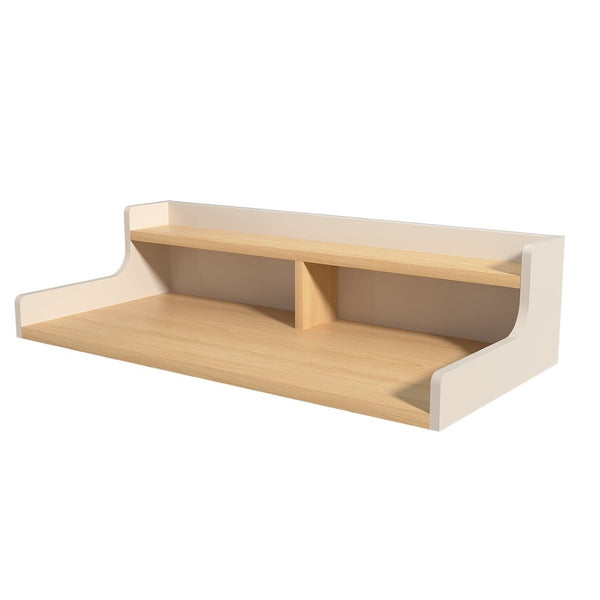 English Elm Washer Dryer Wood Countertop Two Tier Folding Surface for Laundry Room Storage B2764P518729
