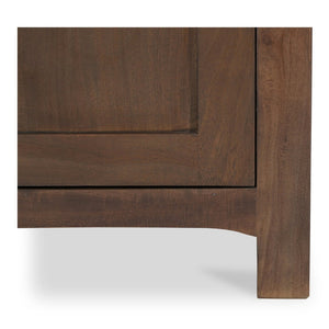 English Elm Nightstand, Reclaimed Neem Wood Wireless Charging Traditional Cabinet Farmhouse Bedroom B2769P516497