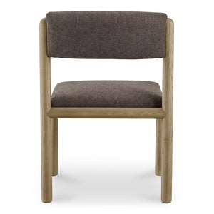 English Elm Dining Chair Set of 2 Solid Ash Wood Frame with Padded Back for Modern Farmhouse Tables B2769P516509