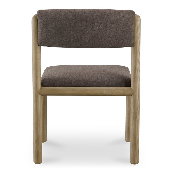 English Elm Dining Chair Set of 2 Solid Ash Wood Frame with Padded Back for Modern Farmhouse Tables B2769P516509