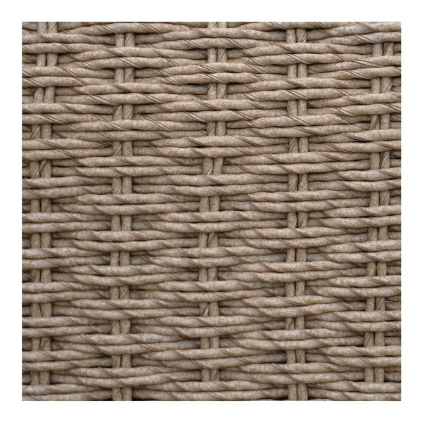 English Elm Outdoor Wicker Accent Chair with Uv Resistant Cushions and Aluminum Frame for Patio B2769P516519