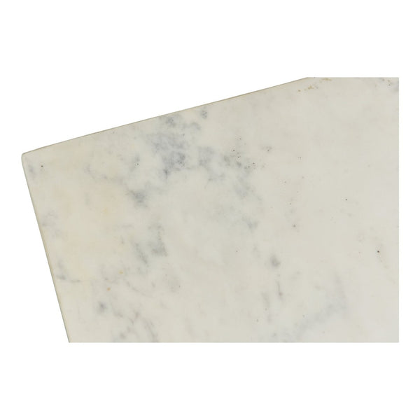 English Elm Coffee Table Square White Marble Top Low Profile Living Room Centerpiece B2769P516528