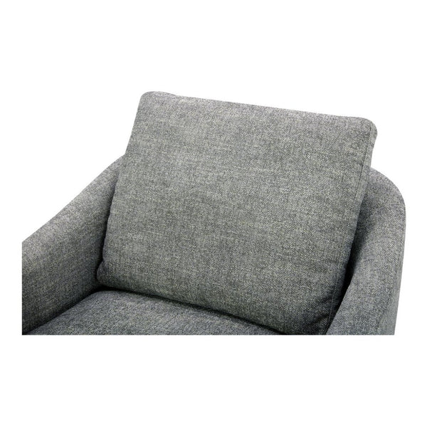 English Elm Swivel Barrel Back Accent Chair with High-density Foam and Rubberwood Base for Living Rooms B2769P516545