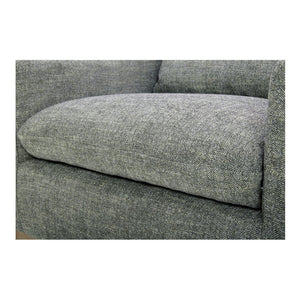 English Elm Swivel Barrel Back Accent Chair with High-density Foam and Rubberwood Base for Living Rooms B2769P516545