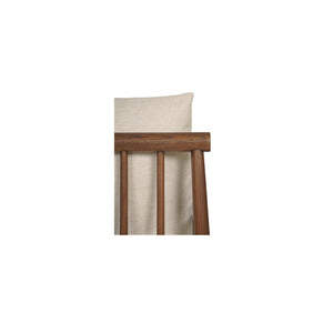 English Elm Accent Chair Solid Sungkai Wood Spindle Back Cream Upholstered Artisan Living Room Seat B2769P516567