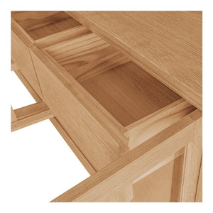 English Elm Sideboard, Wire-brushed Oak Frame with Glass Front Doors and Crown Molding Dining Storage B2769P516581