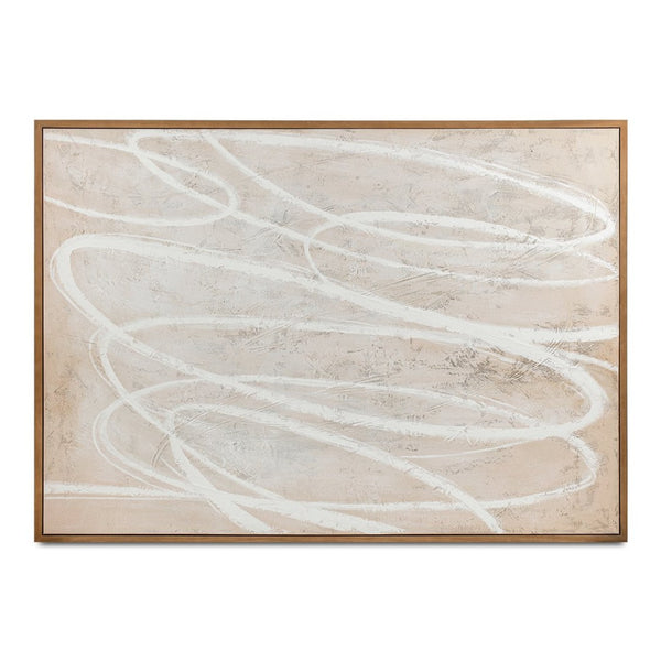 English Elm Framed Textured Acrylic Canvas Art Large Scale Multicolor Wall Focal Point B2769P523664
