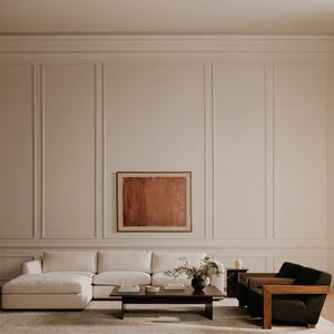 English Elm Framed Large Canvas Acrylic Wall Art with Textured Brushwork and Solid Wood Gallery Finish B2769P523678