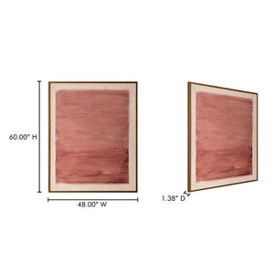 English Elm Framed Large Canvas Acrylic Wall Art with Textured Brushwork and Solid Wood Gallery Finish B2769P523678