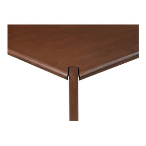English Elm Dining Table Solid White Ash Rectangular Seats Eight Walnut Stain Rounded Edges B2769P523681