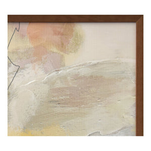 English Elm Framed Abstract Canvas Wall Art Soft Pastel Acrylic Painting for Living Room Decor B2769P523691