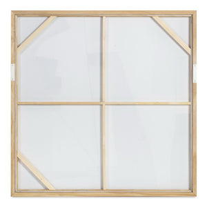 English Elm Framed Abstract Geometric Canvas Art Warm Ochre Tones Gallery Wall Living Room B2769P523693
