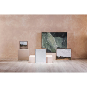 English Elm Framed Large Format Canvas Wall Art Rich Green Tones Gallery Ready Living Room Decor Verdant Palette B2769P523694