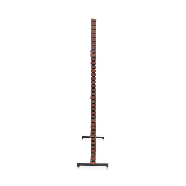 English Elm Room Divider Panel Hardwood Slats Aluminum Frame Open Plan Living Space Accent B2769P523760